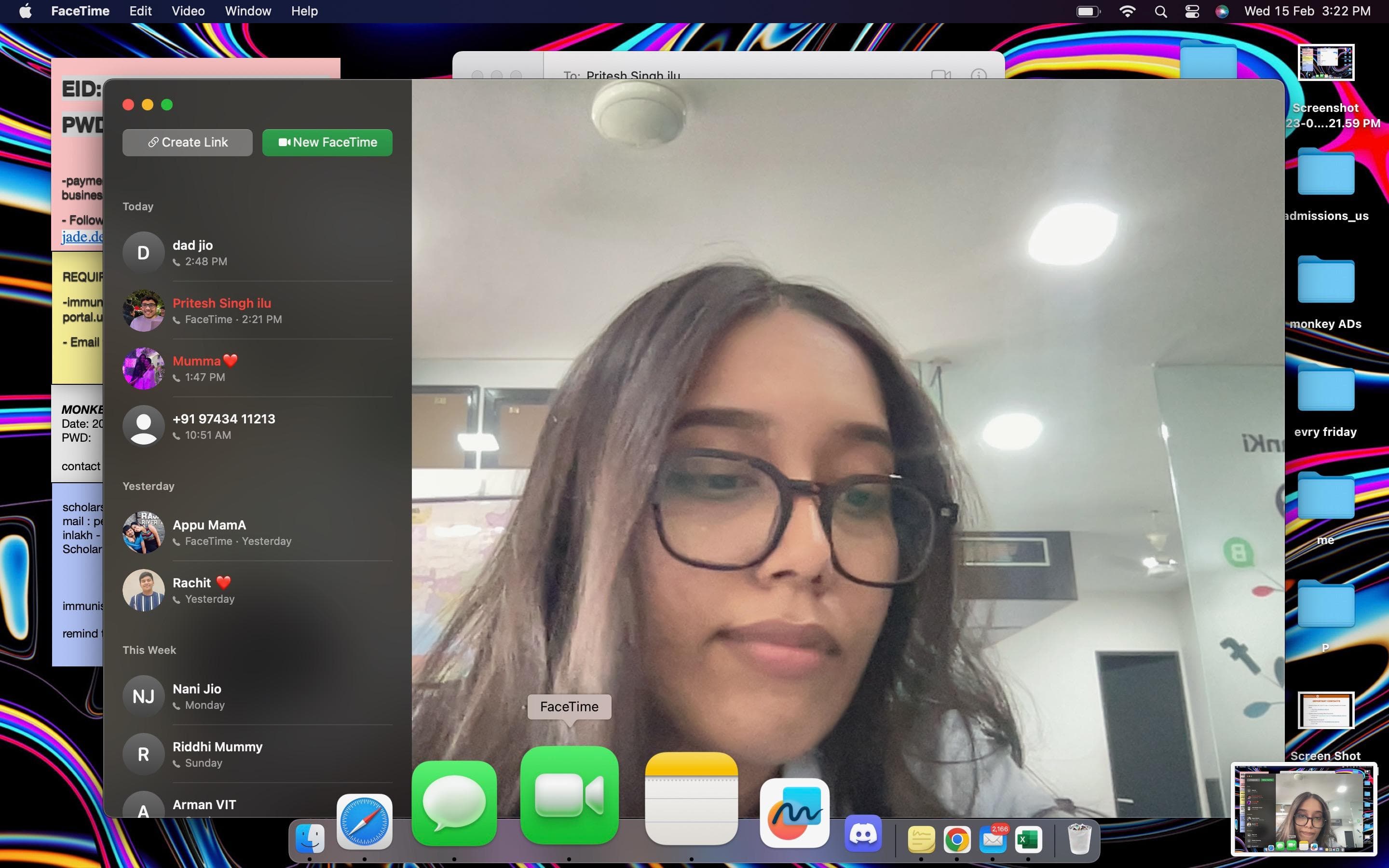 Long distance - hearts together